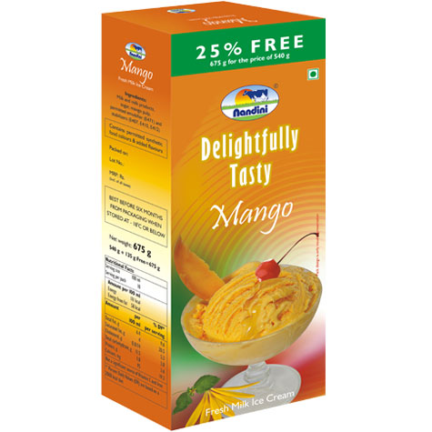 Family Pack Fresh Milk Ice Cream - Mango
