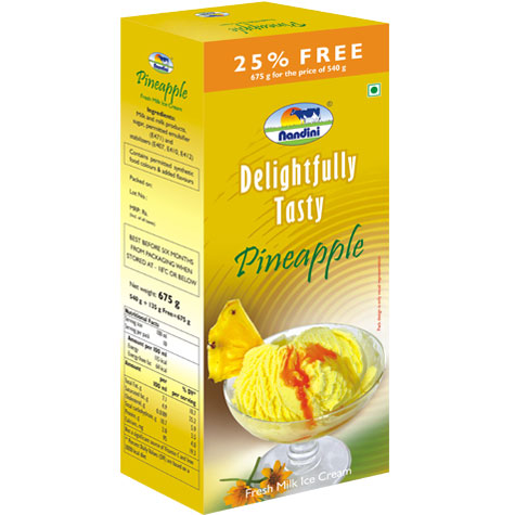 Family Pack Fresh Milk Ice Cream - Pineapple